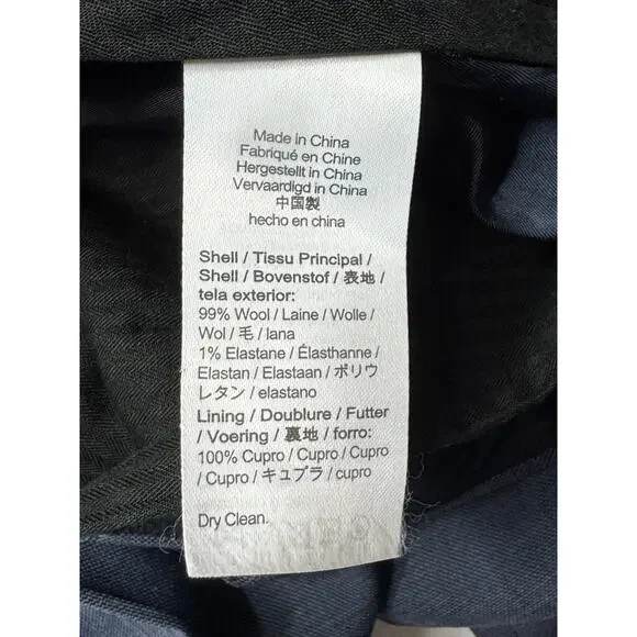 J. Crew Men's Ludlow Slim Tapered Leg Blue Wool Dress Pants - 31x30 (33x27.5) - Picture 5 of 5